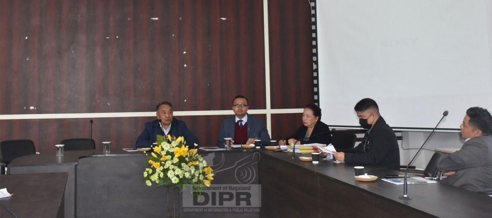 Kohima District Planning & Development Board meeting held at DPDB Hall, Kohima on January 15. (DIPR Photo)